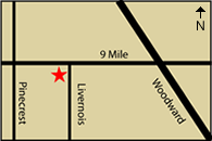 Map with directions to the Historical Museum Photo